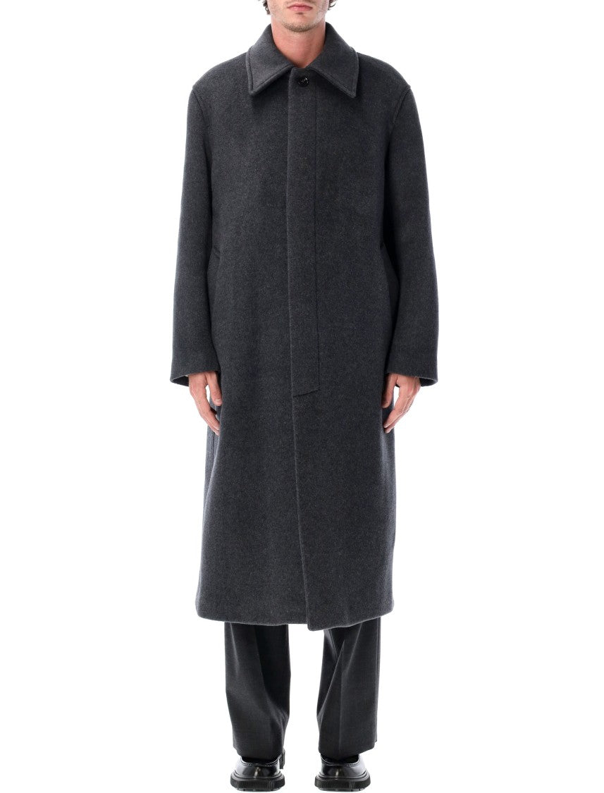 Sunflower Brushed Wool Long Coat