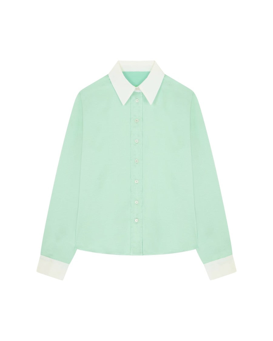 Serena Bute Satin Serena Shirt - Mint