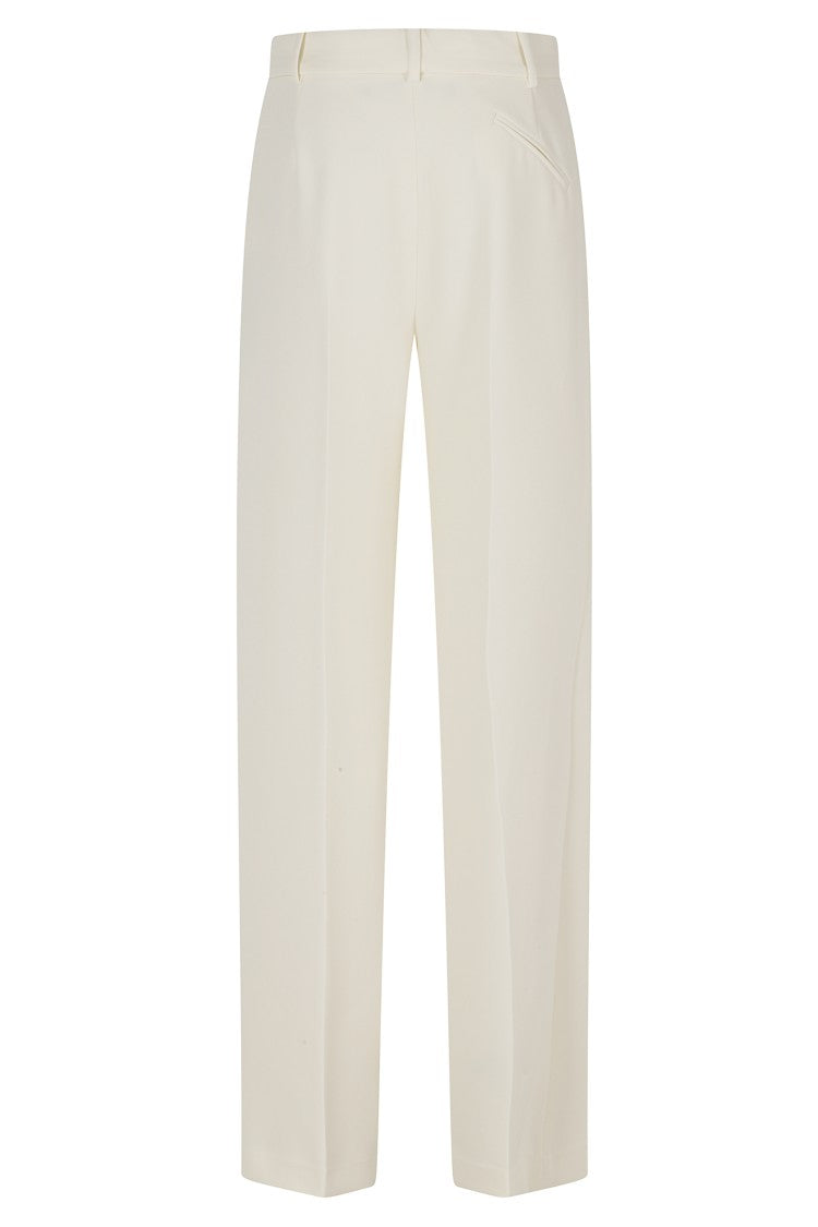 Federica Tosi Milk Wide-Leg Cady Pants