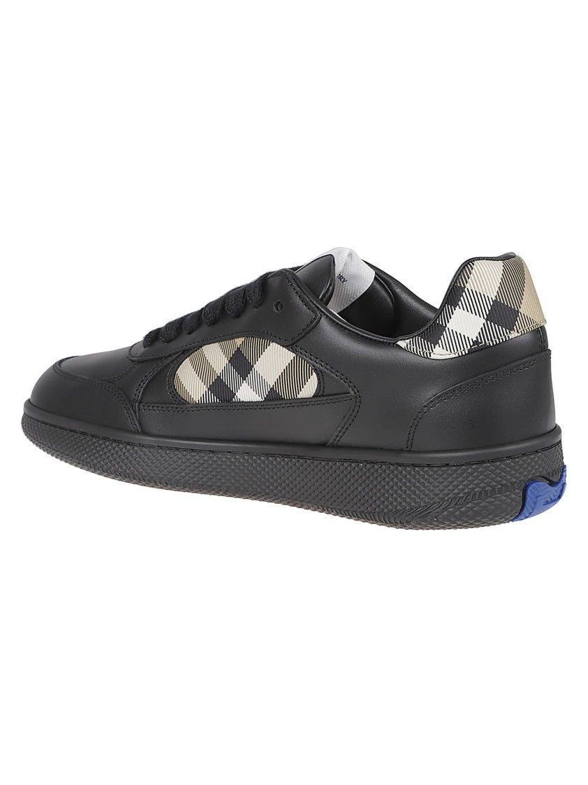 Burberry Black Leather Sneakers