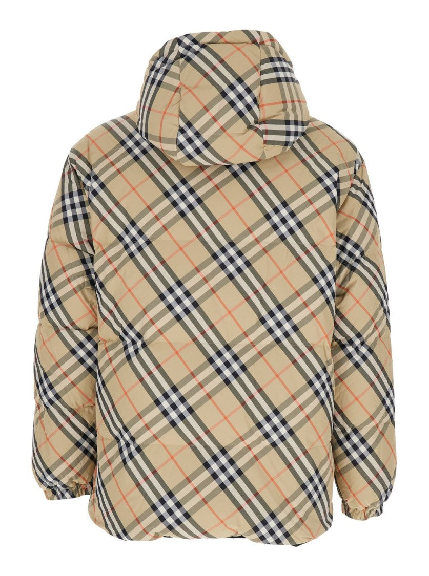 Burberry Quilted Check Pattern Jacket