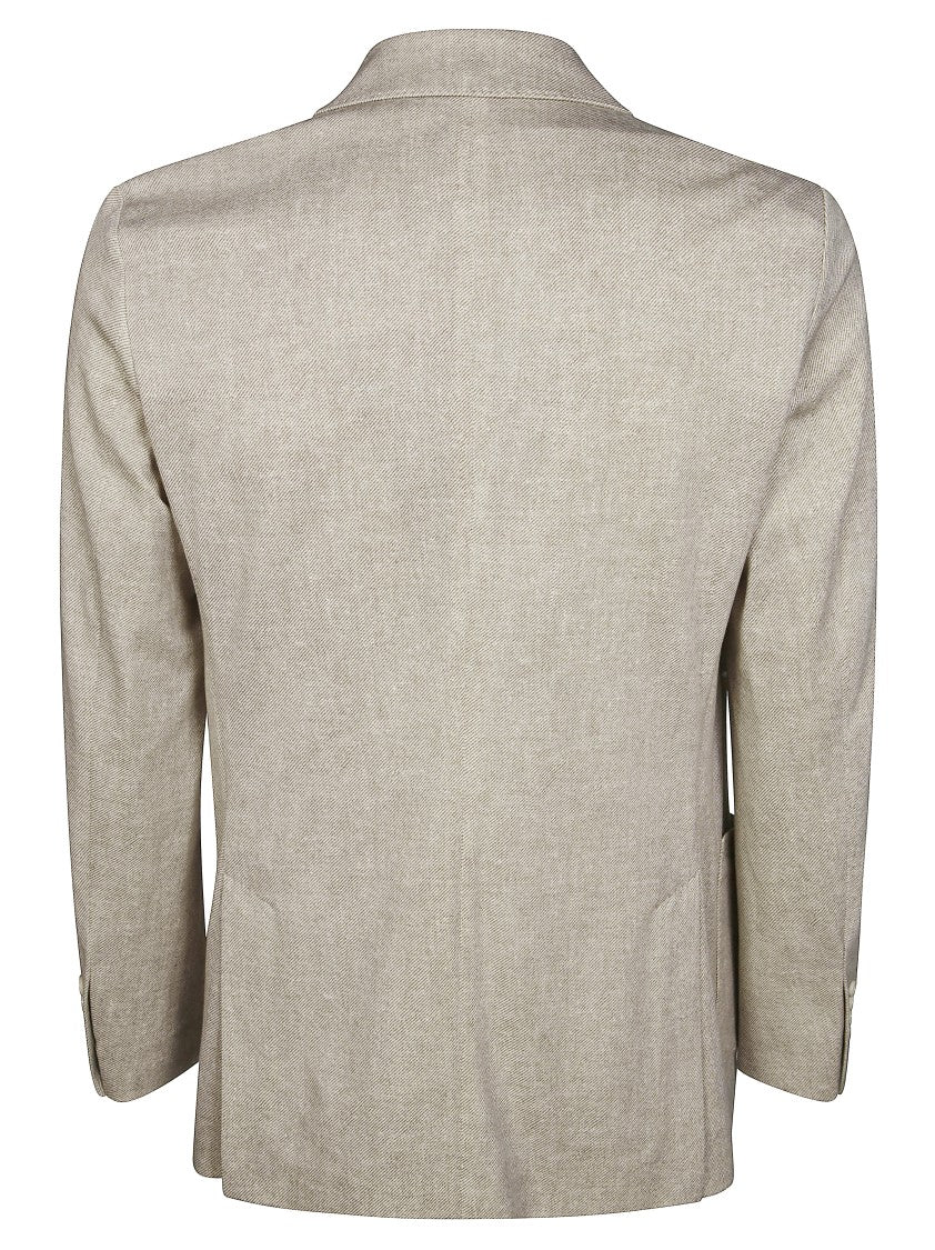 Circolo Piquet Textured Single Breasted Blazer
