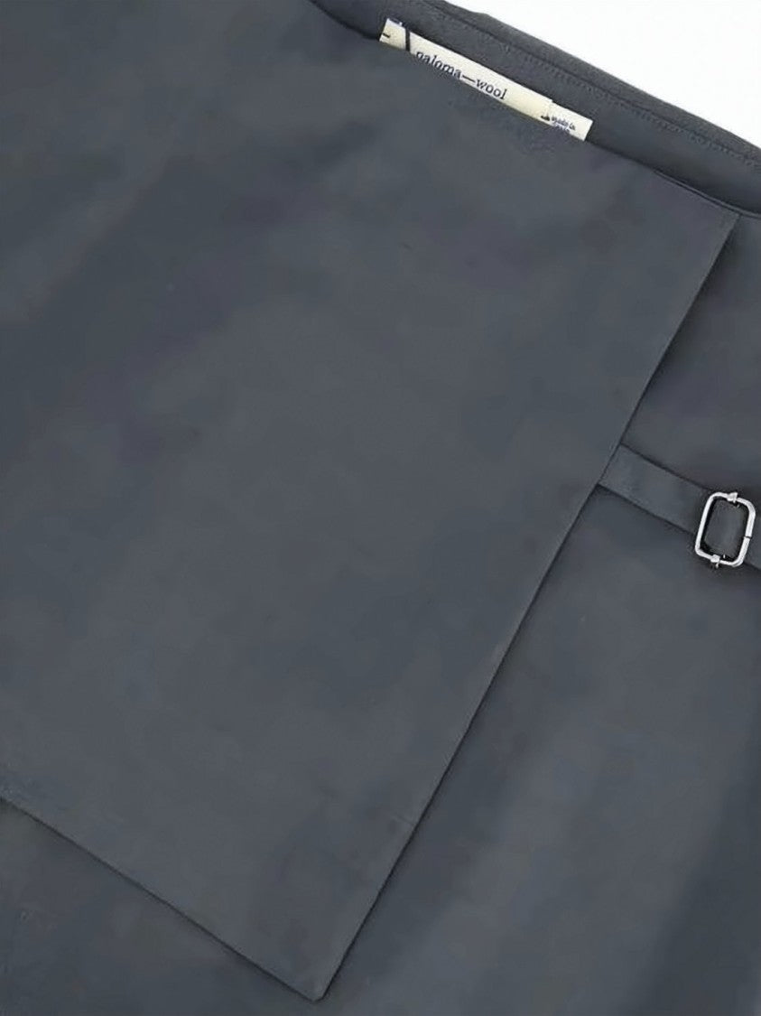Paloma Wool Wide-Leg Suit Pants With Unique Overlay