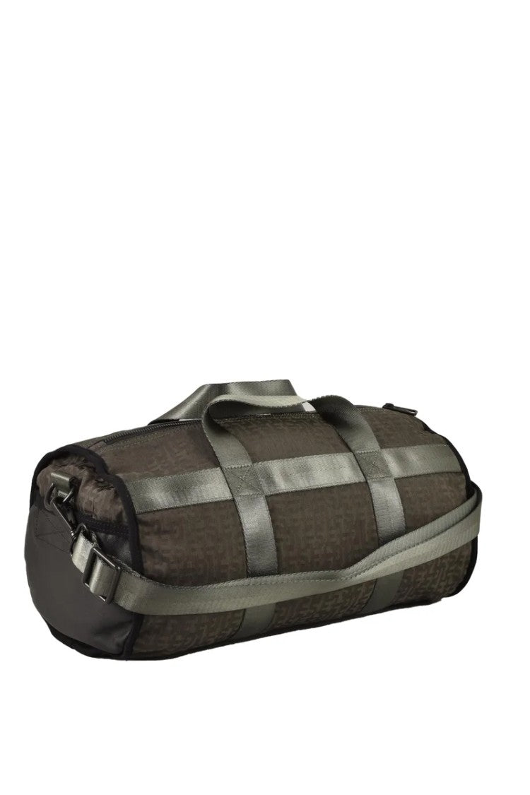 Diesel Textured Grey Cylindrical Bag