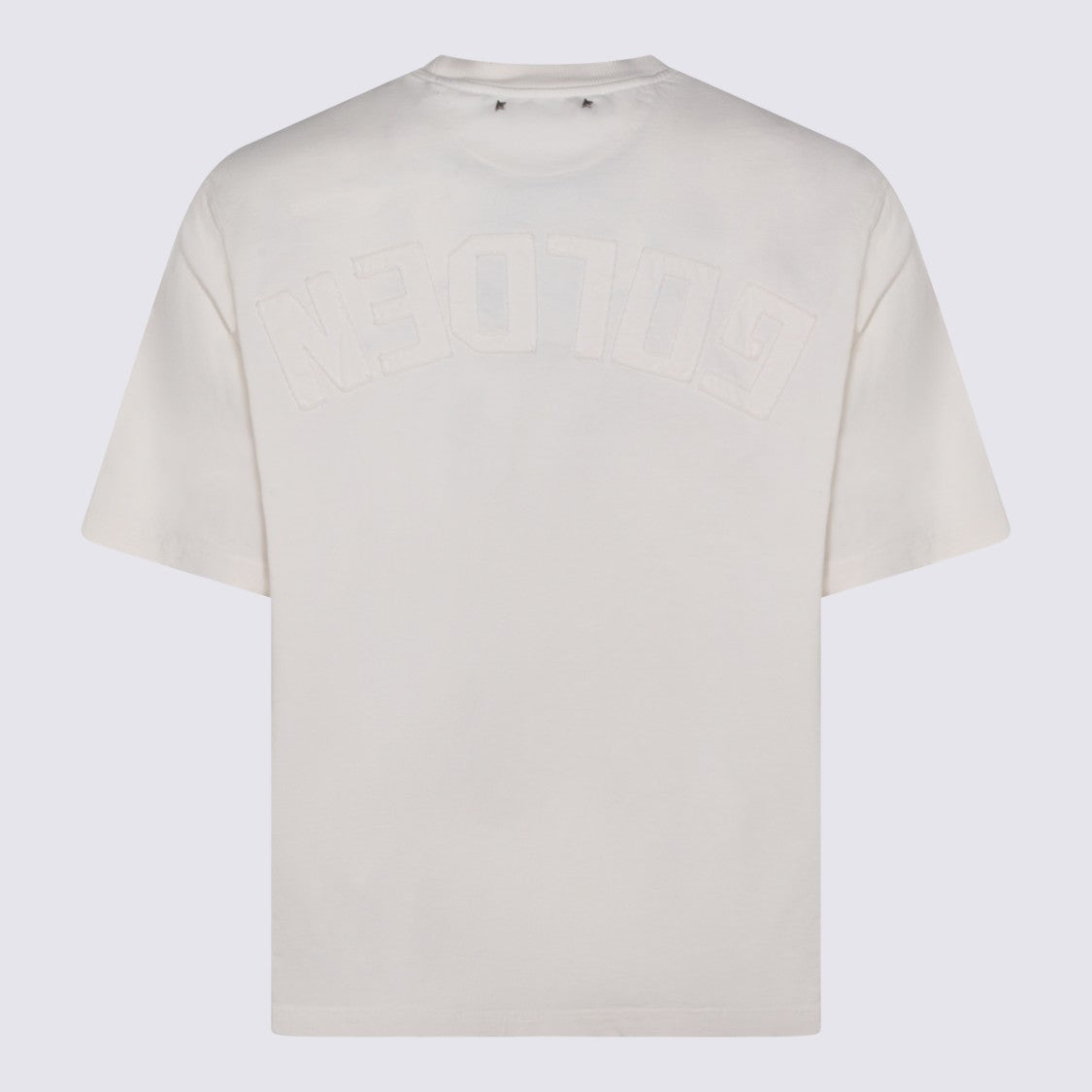 Golden Goose Relaxed-Fit Crew Neck T-Shirt With Embossed Detail