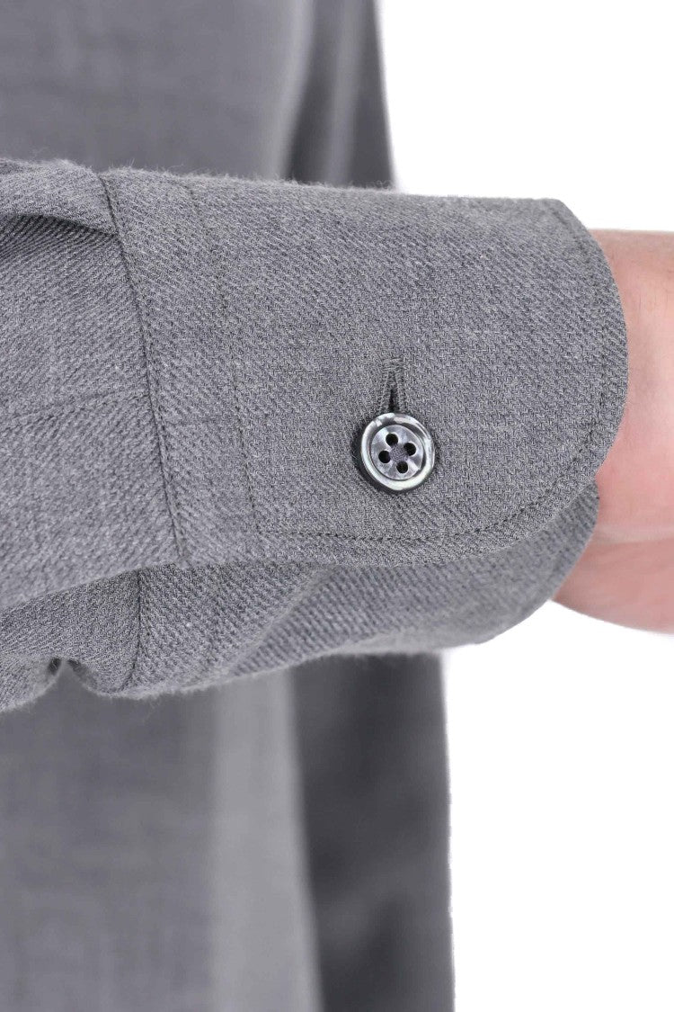 Zegna Cashco Cotton And Cashmere Shirt