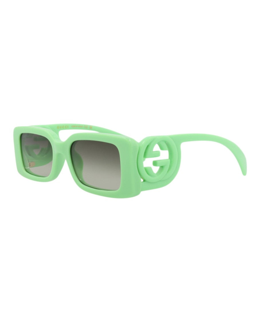 Gucci Square-Frame Injection Sunglasses