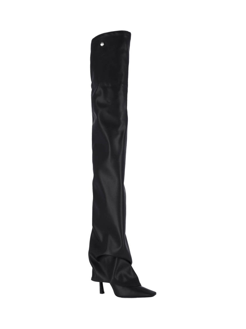 The Attico "Robin Otk" Tall Boots – Black