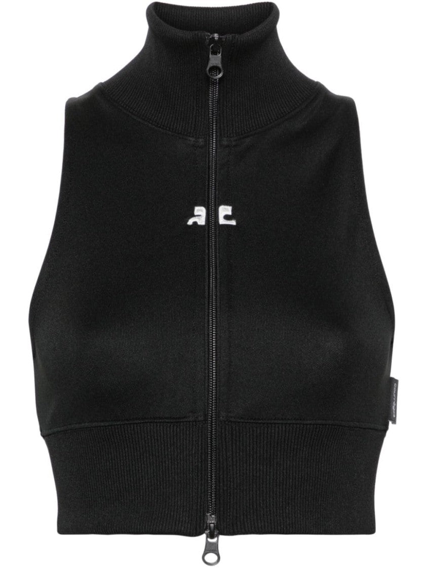 Courrèges Top With Logo