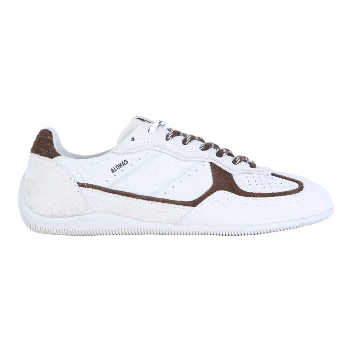 Alohas Low-Top Sneakers With Brown Suede Accents