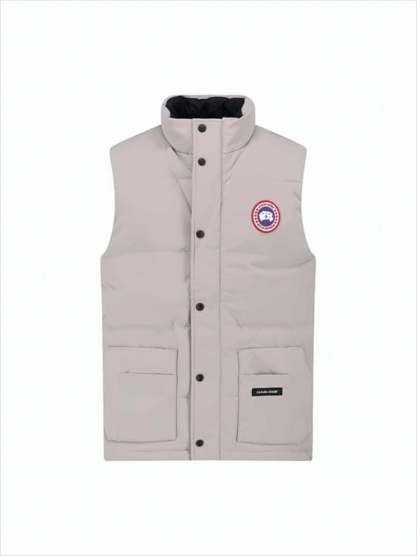 Canada Goose Padded Sleeveless Vest With High Collar