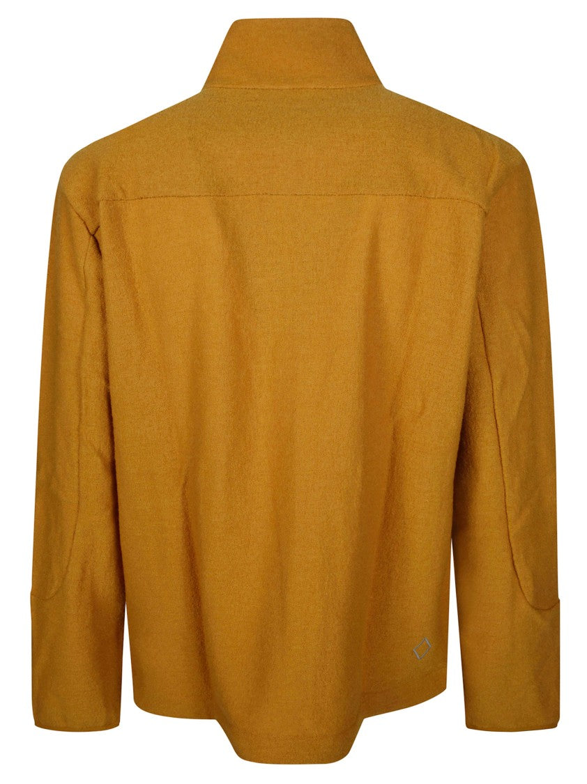 Pas Normal Studios Off-Race Boiled Wool High Collar Half-Zip Pullover