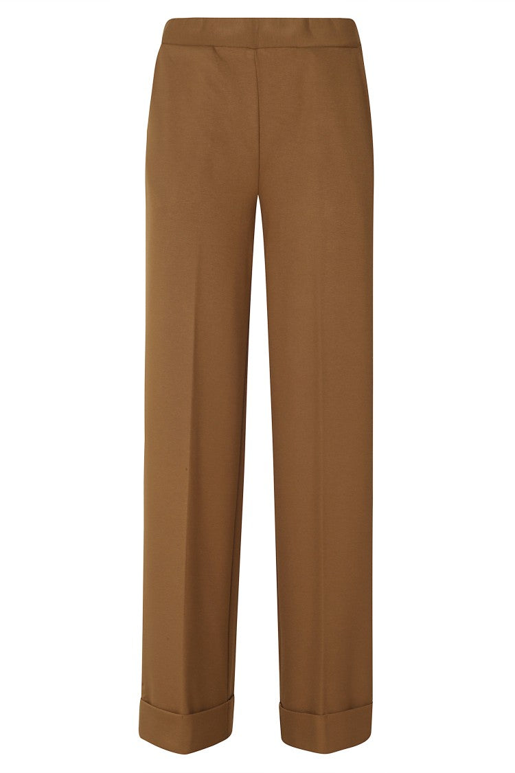 Semi Couture Bark Wide-Leg Milanese Stitch Pants