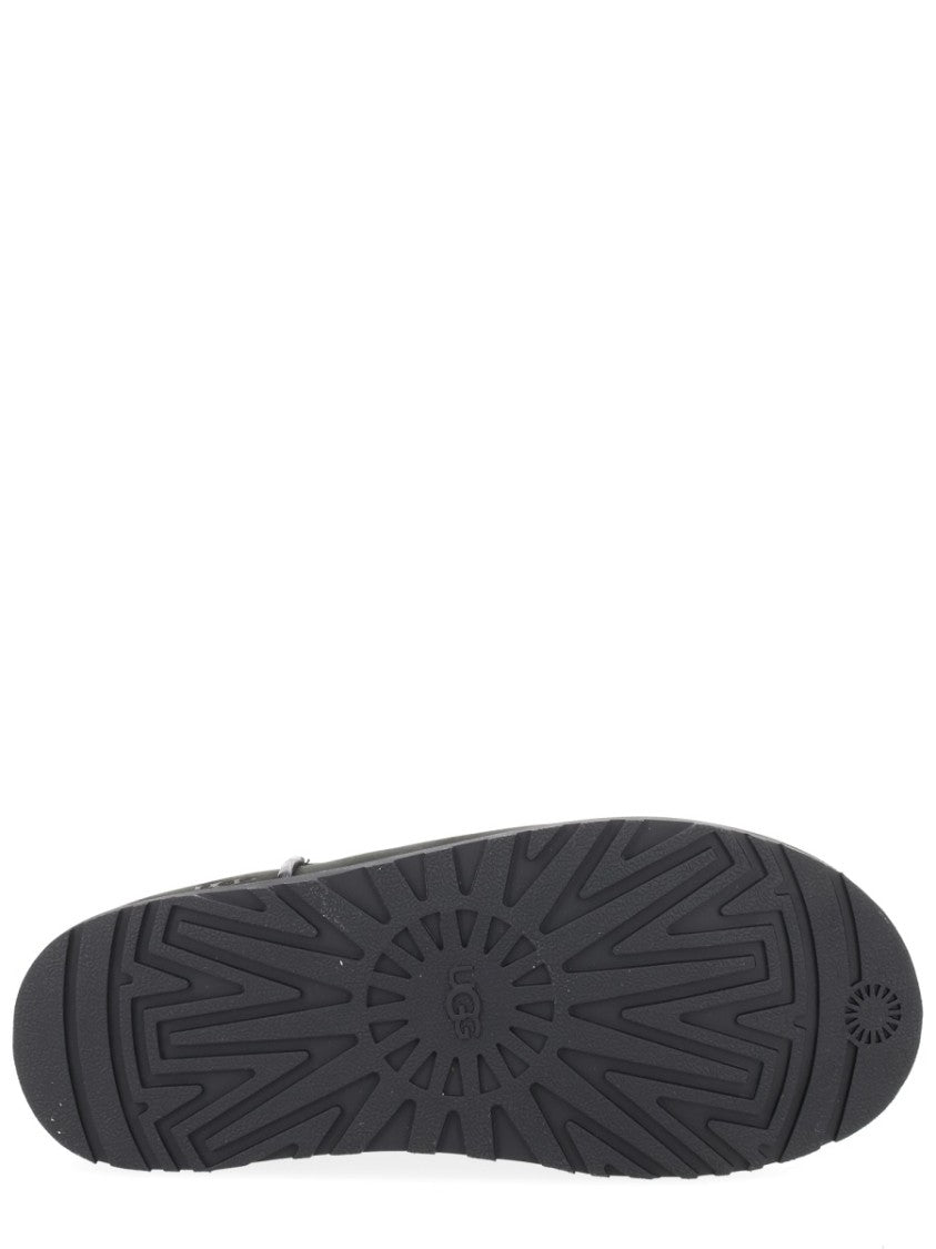 Ugg Slip-On Sabot Shoes With Rounded Toe And Matte Finish
