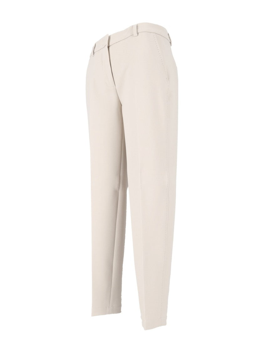 Peserico Tailored Straight-Leg Formal Pants