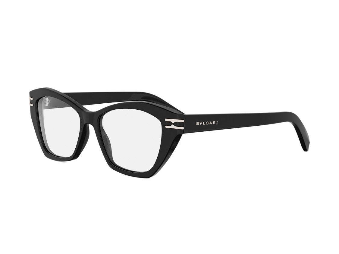 Bulgari Black Bv50084i Oversized Square Acetate Eyeglasses