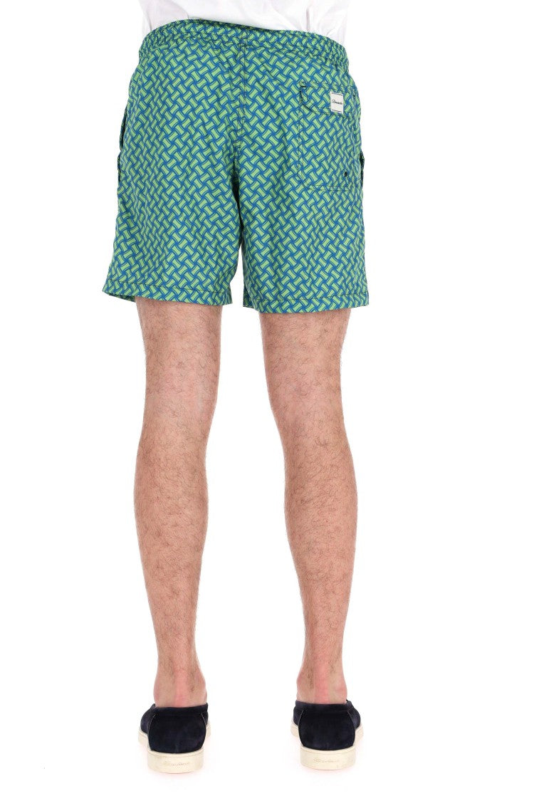 Drumohr Macro Biscottino Quick-Dry Swim Shorts