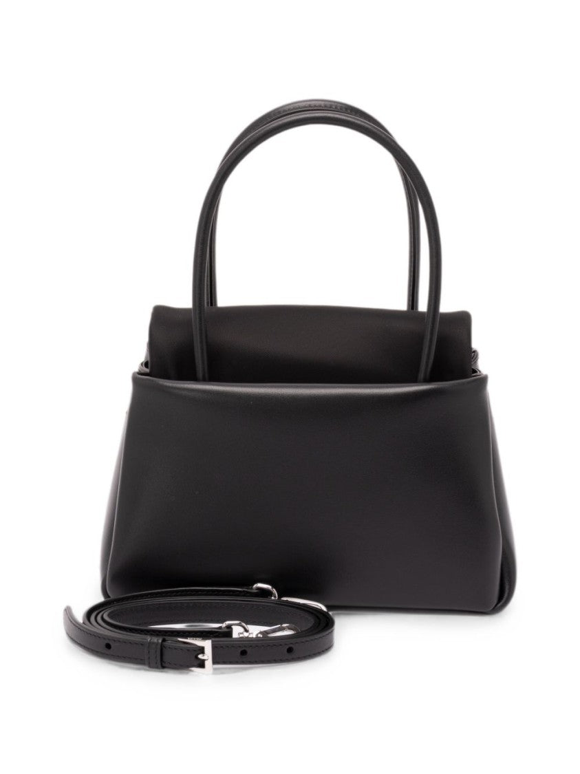 Prada Black Structured Smooth Calf Handbag