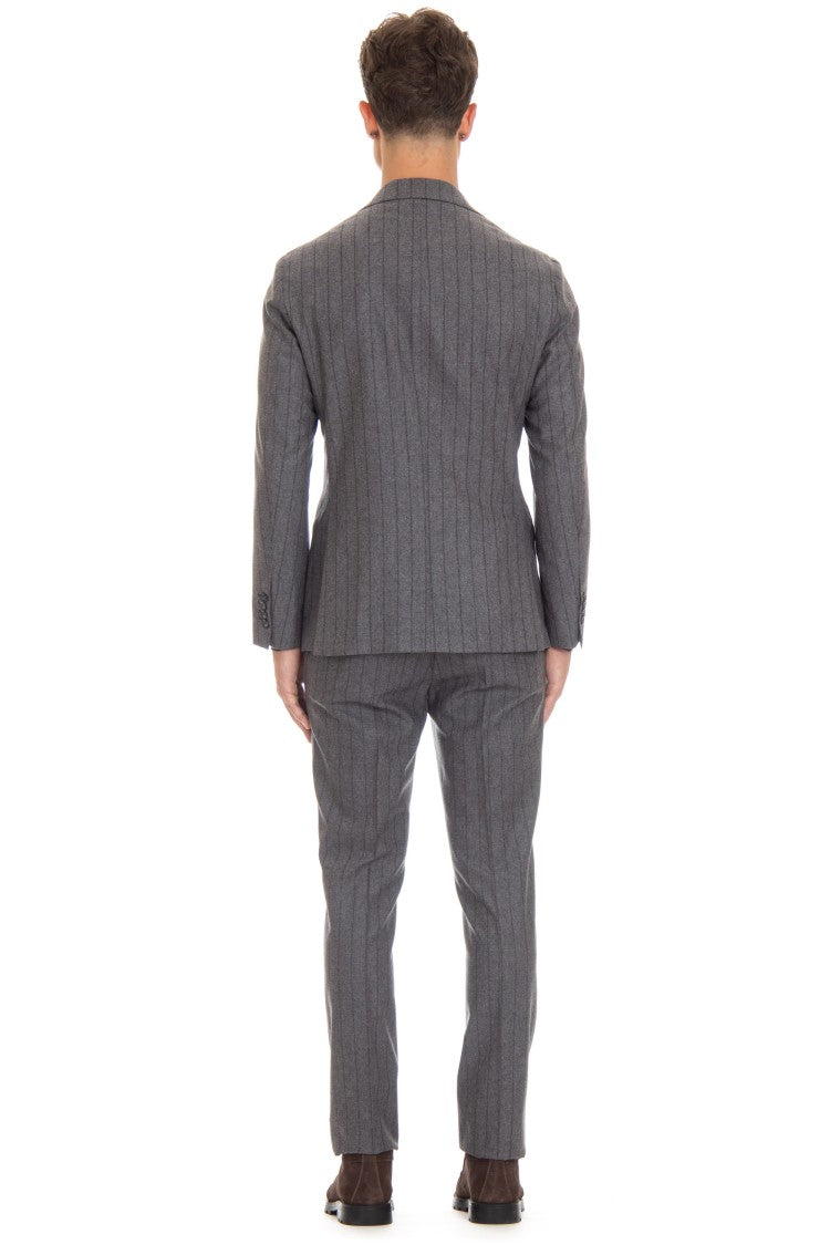 Barba Comfort Wool Pinstripe Suit