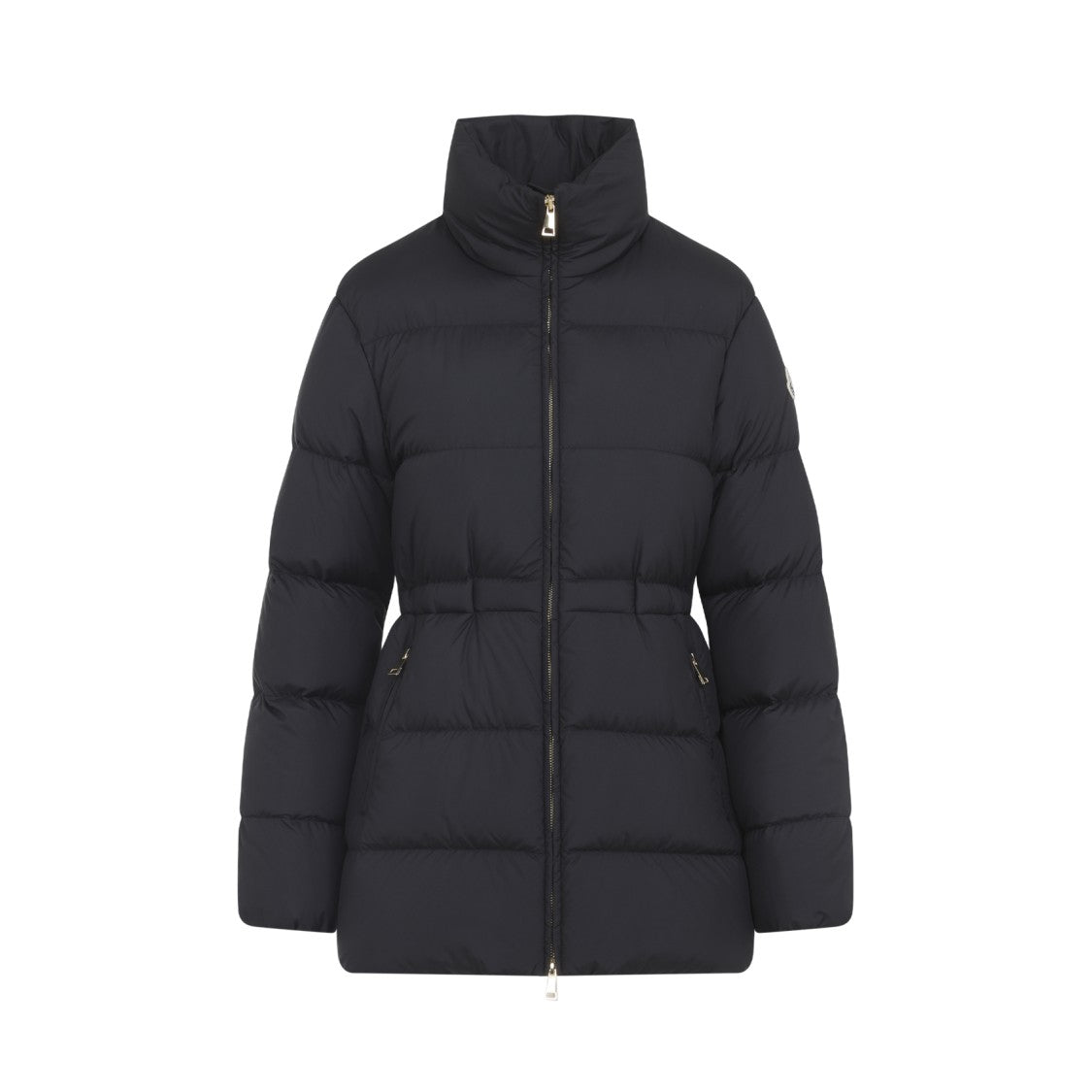 Moncler Padded Quilted Brossette Jacket With Stand-Up Collar