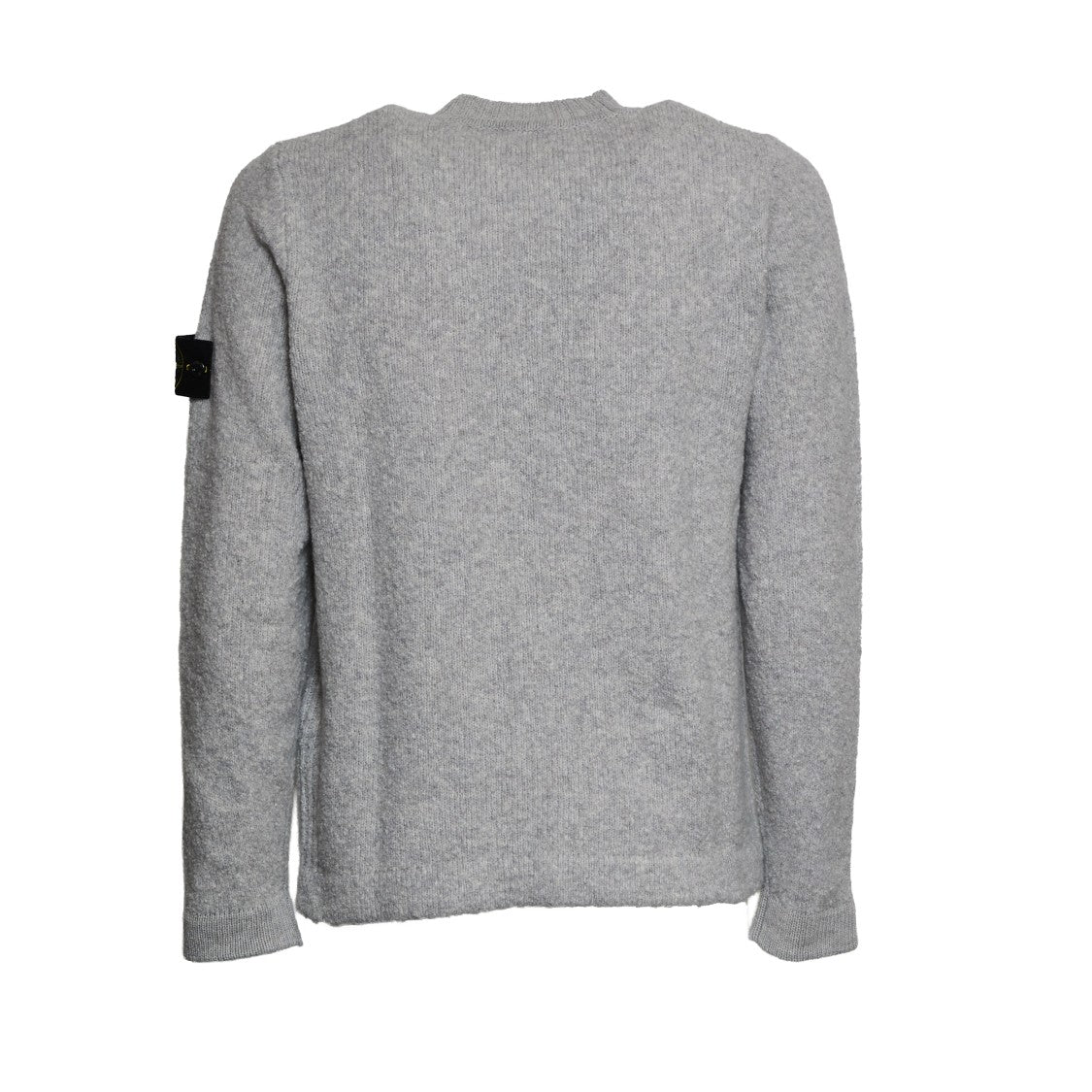Stone Island Fancy Yarn Knit Sweater With Ribbed Neckline