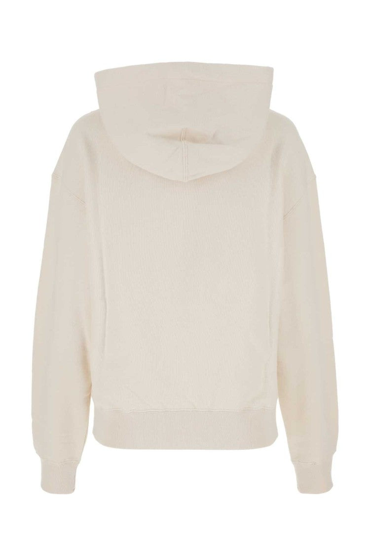 Jil Sander Ivory Cotton Oversize Sweatshirt