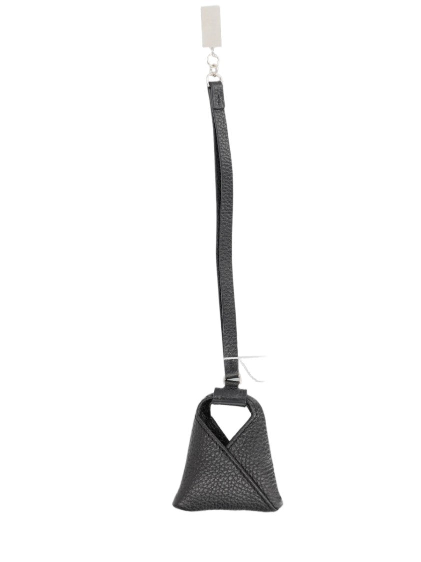 Mm6 By Maison Margiela Japanese Triangular Leather Bag Charm