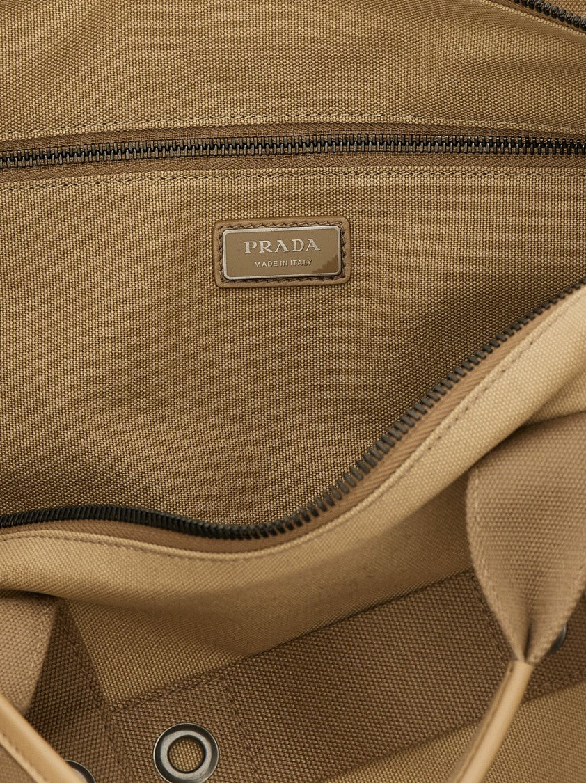 Prada Canvas Travel Bag