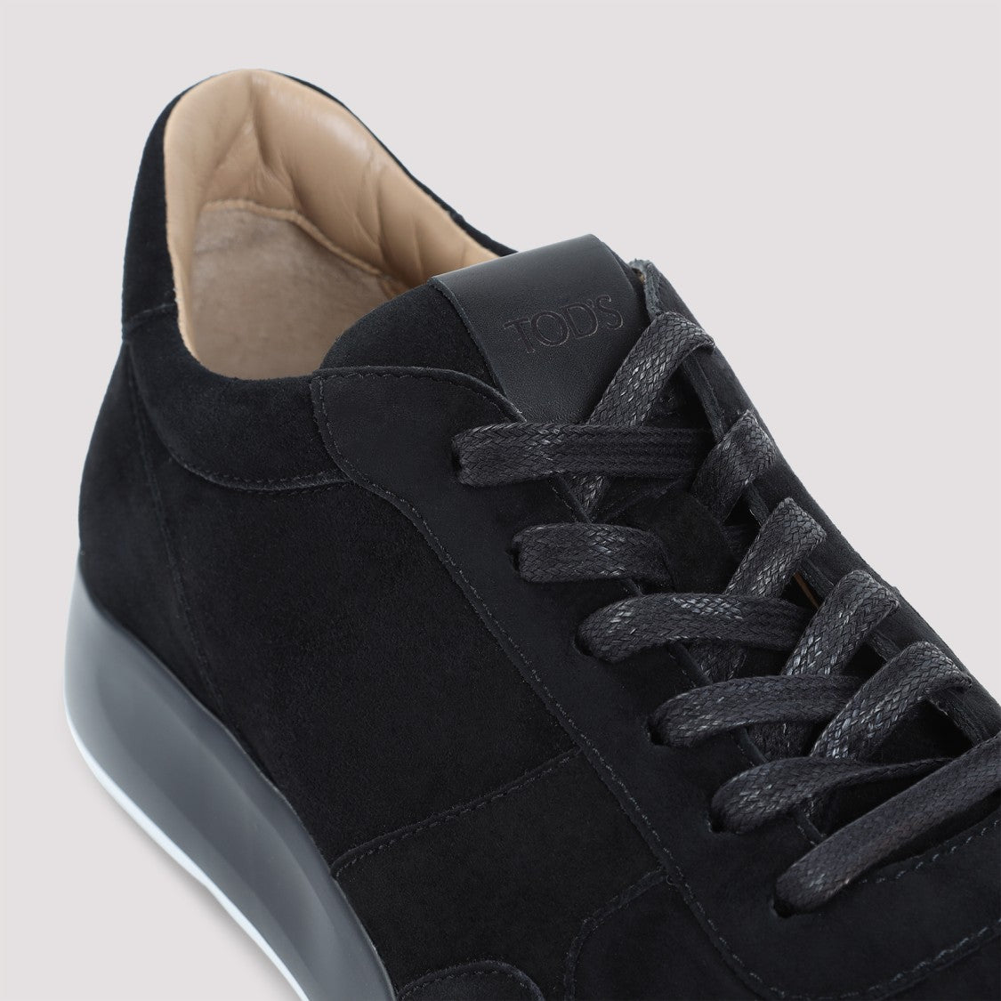 Tod's Tods Black Suede Sneakers