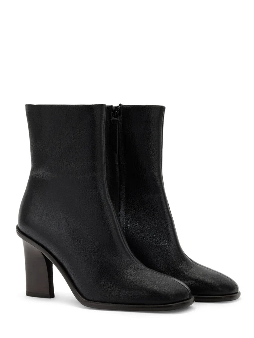 Soeur Ankle Boots With Smooth Leather Upper And Side Zipper