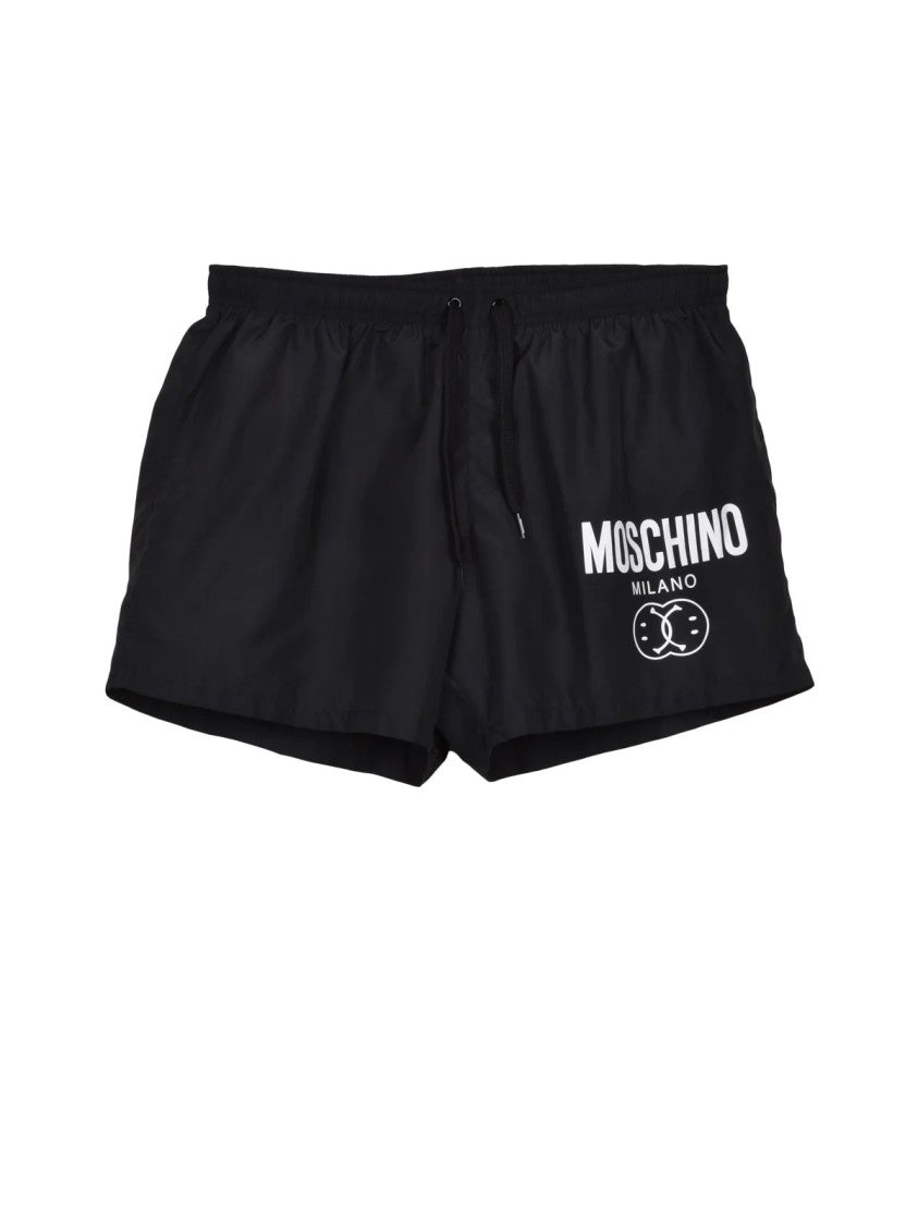 Moschino Couture Lightweight Swim Shorts - Black