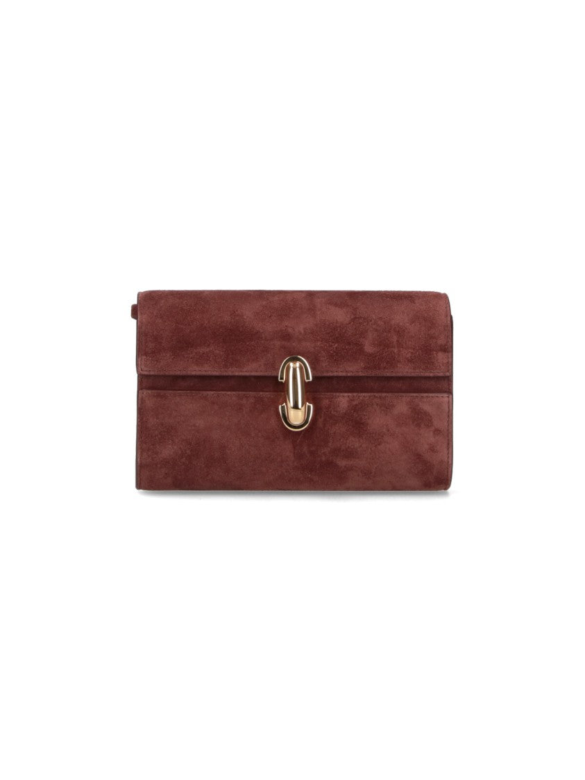 Savette Structured Brown Handbag With Clean Lines