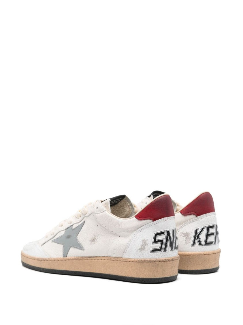 Golden Goose Low-Top Sneakers With Grey Star Detail