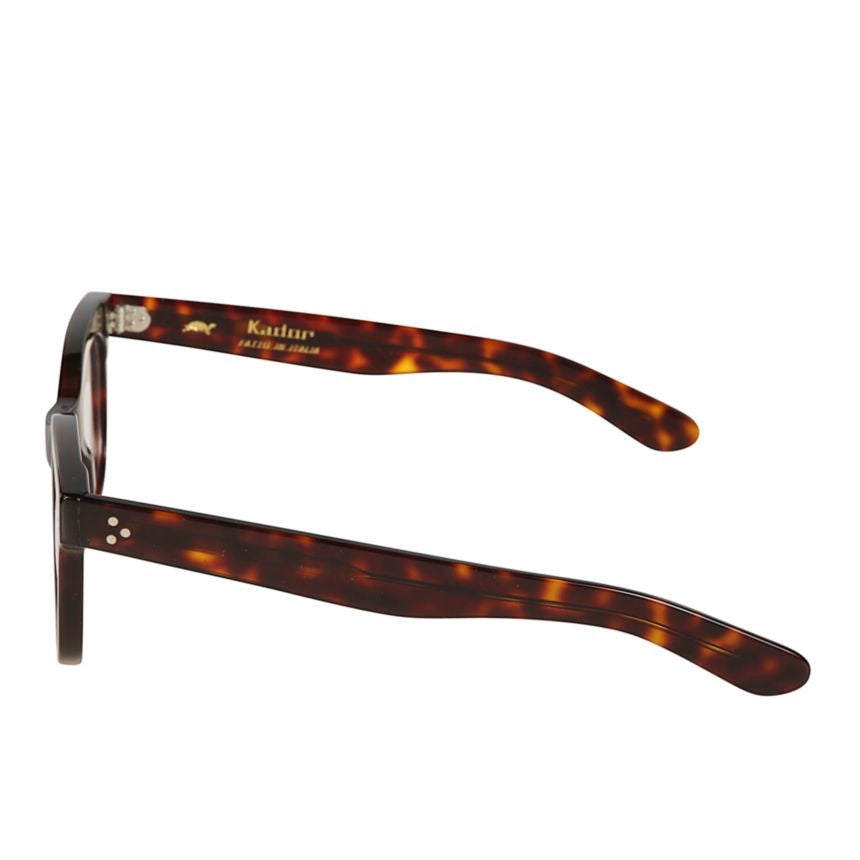 Kador Heritage Tortoiseshell Rectangular Frame Eyeglasses With Metallic Accents