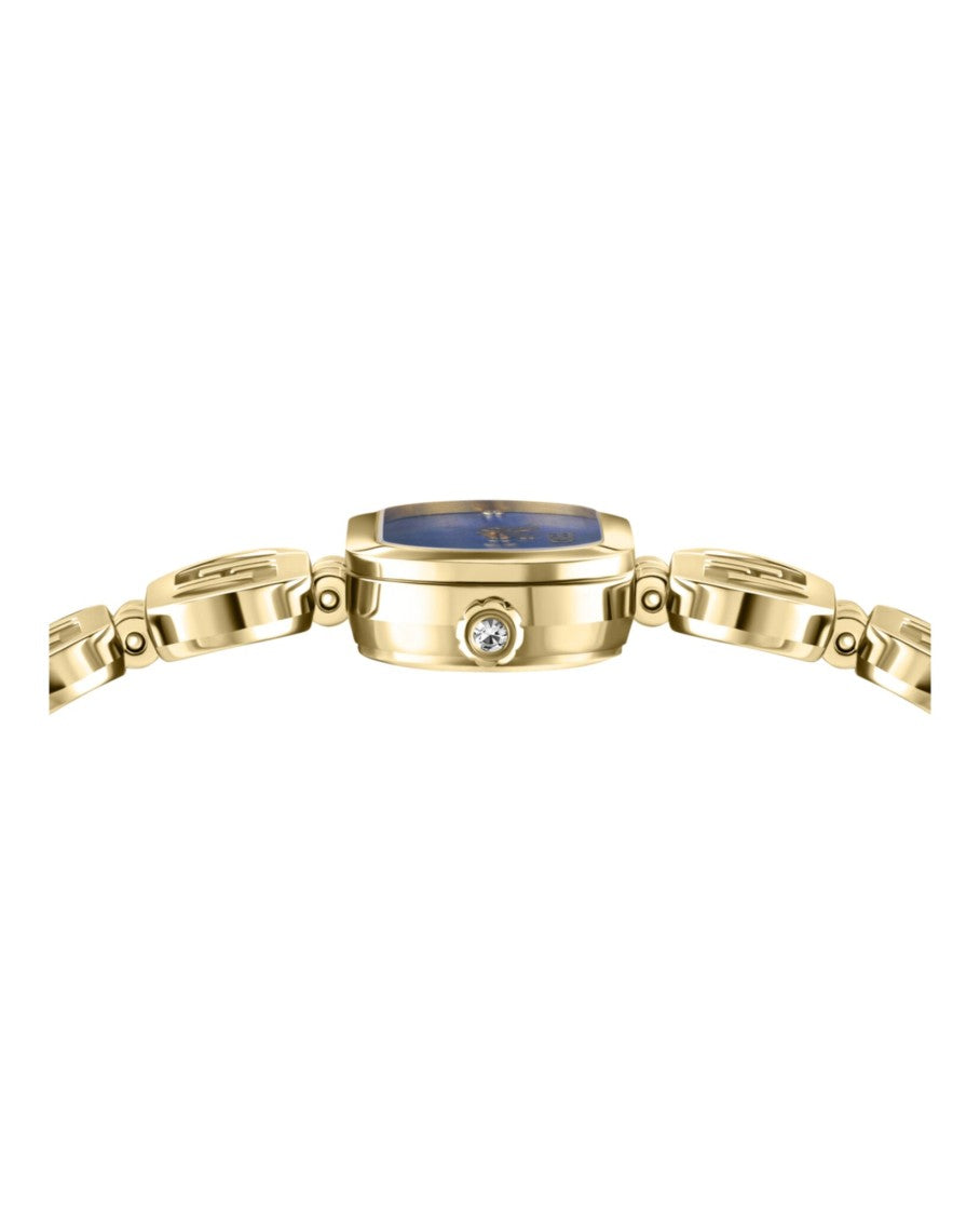 Fendi O'lock Diamond Watch With Blue Sunray Dial