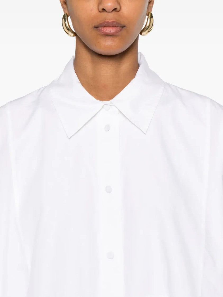 Joseph Dania Midi Dress With Button Placket And Side Slits