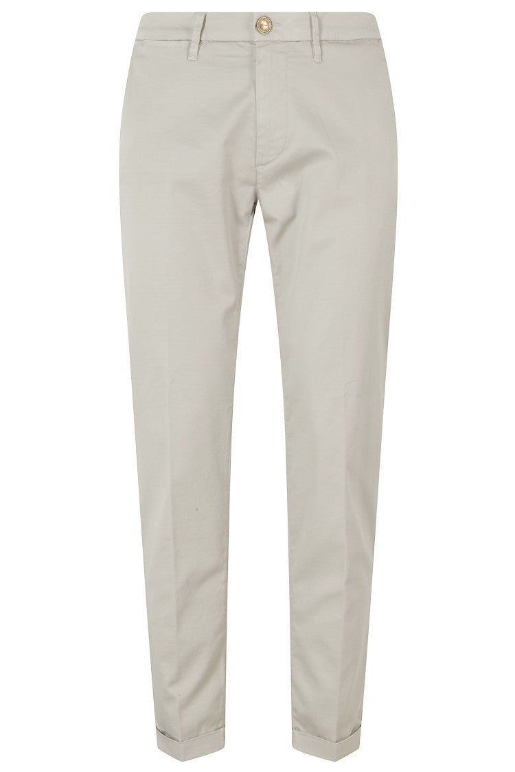 Re-Hash Cotton-Blend Darts Turn-Up Chino Pants