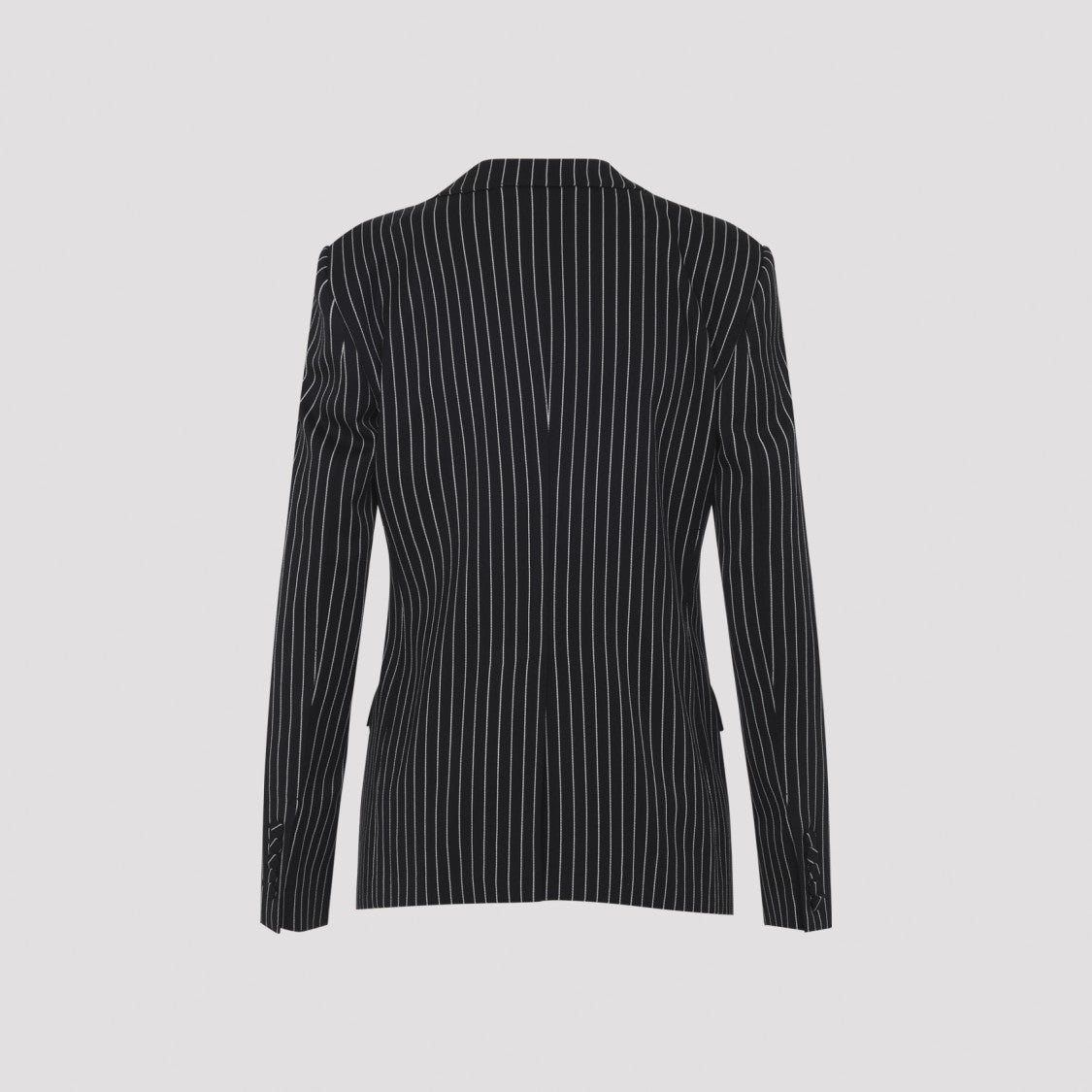 Tom Ford Black Wool Striped Wool Barathea Jacket