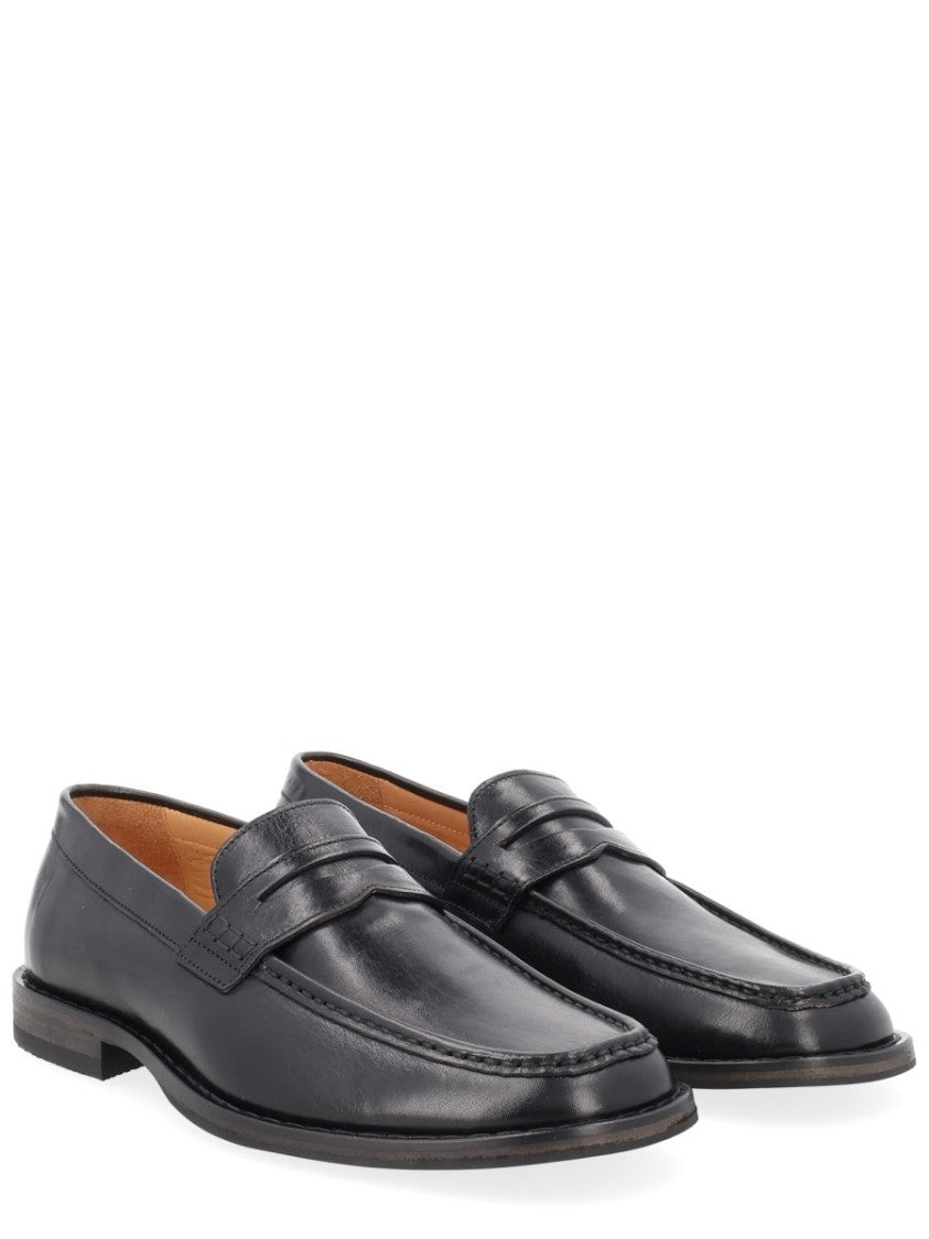 Our Legacy Neutral Light Penny Loafer Leather Loafers
