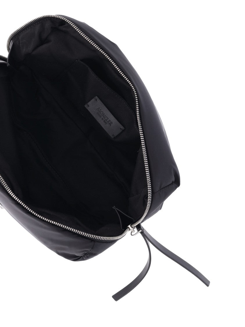 Moncler Black Caradoc Quilted Padded Pouch