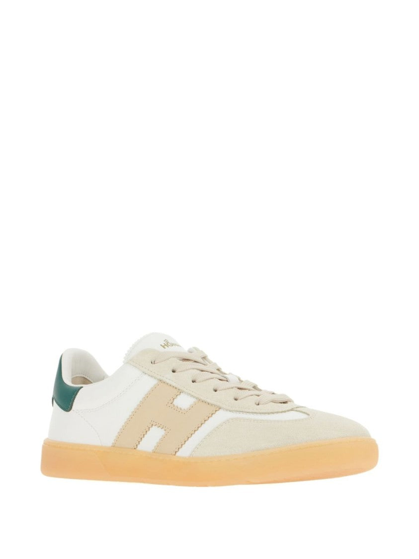 Hogan White Suede Sneakers