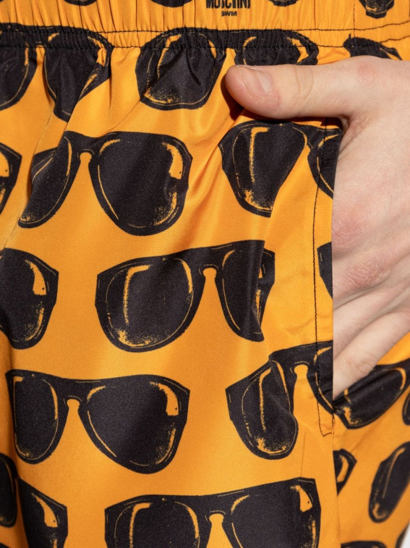 Moschino Amber Orange Swim Shorts