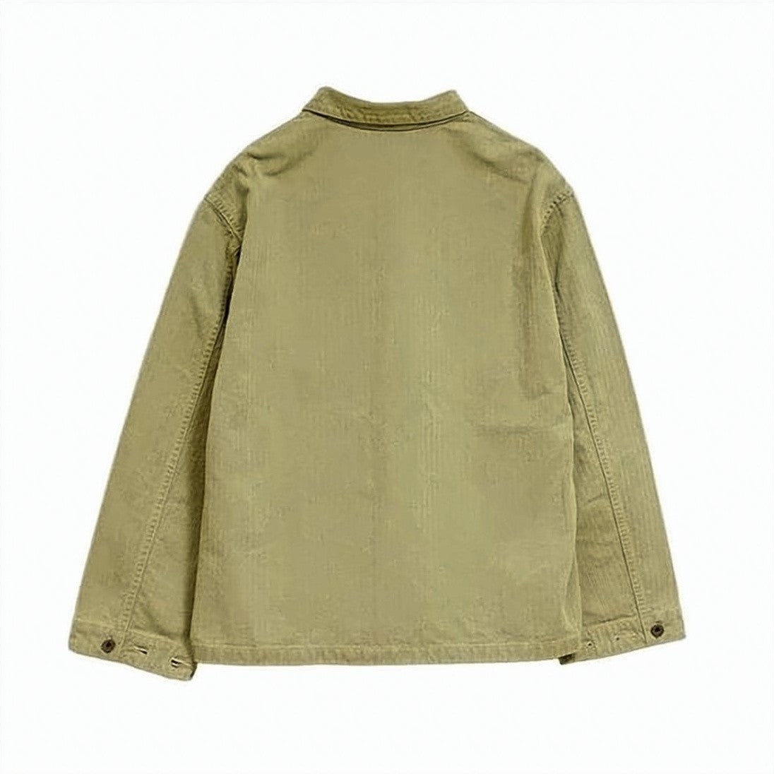 Nigel Cabourn Boxy Olive Green Cotton Nigel Cabourn Jacket