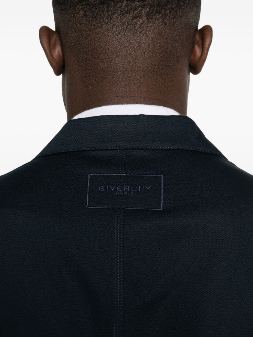 Givenchy Silk And Nylon Blend Zip Jacket