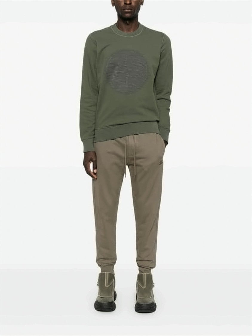 C.P. Company Relaxed Fit Jogger Pants With Tapered Leg And Embroidered Logo