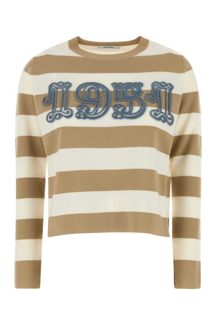 Max Mara Embroidered Wool Viterbo Sweater