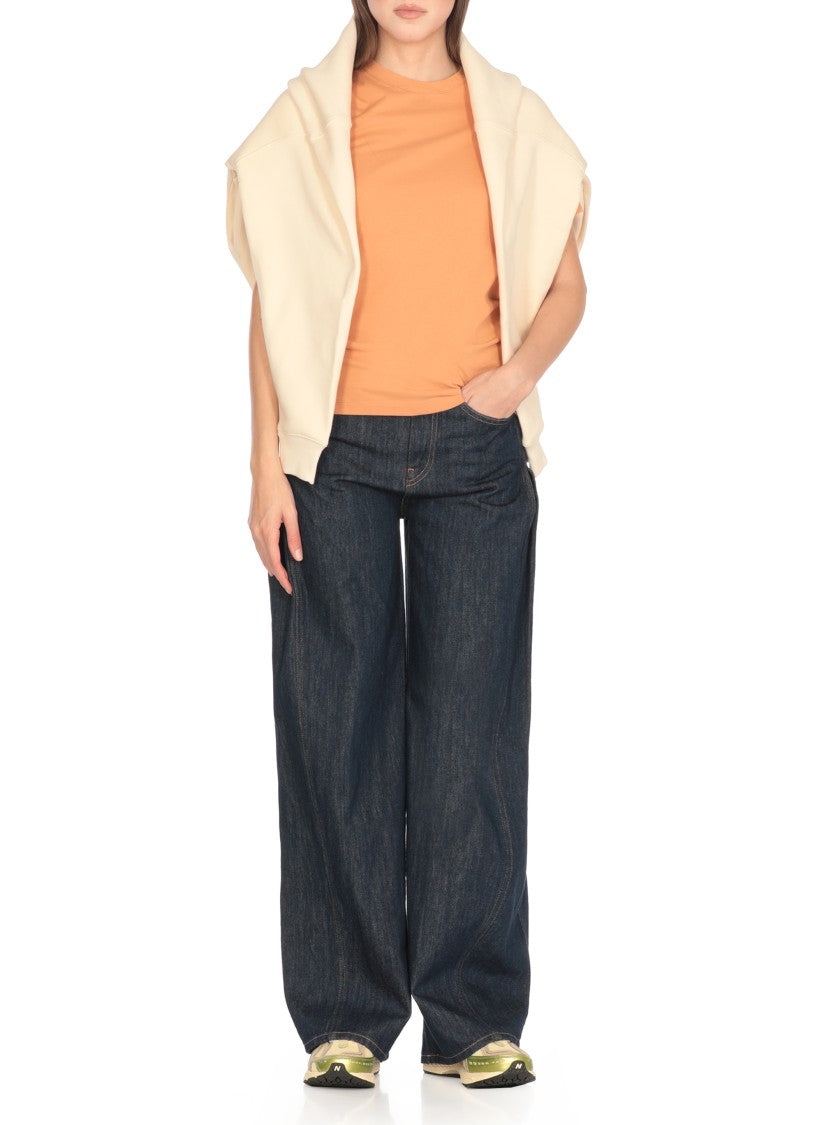 Dondup Blue Dond Up Denim Palazzo Jeans