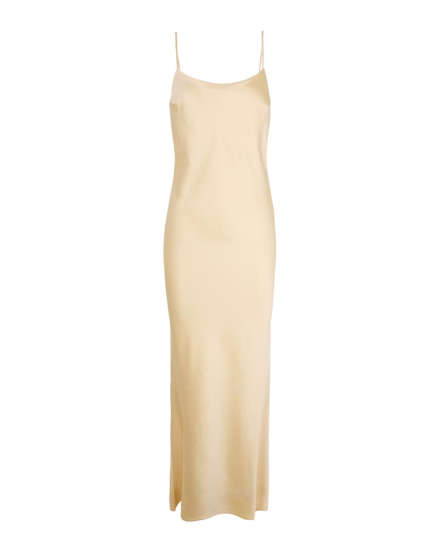 The Andamane Vanilla Maxi Water Lily Dress