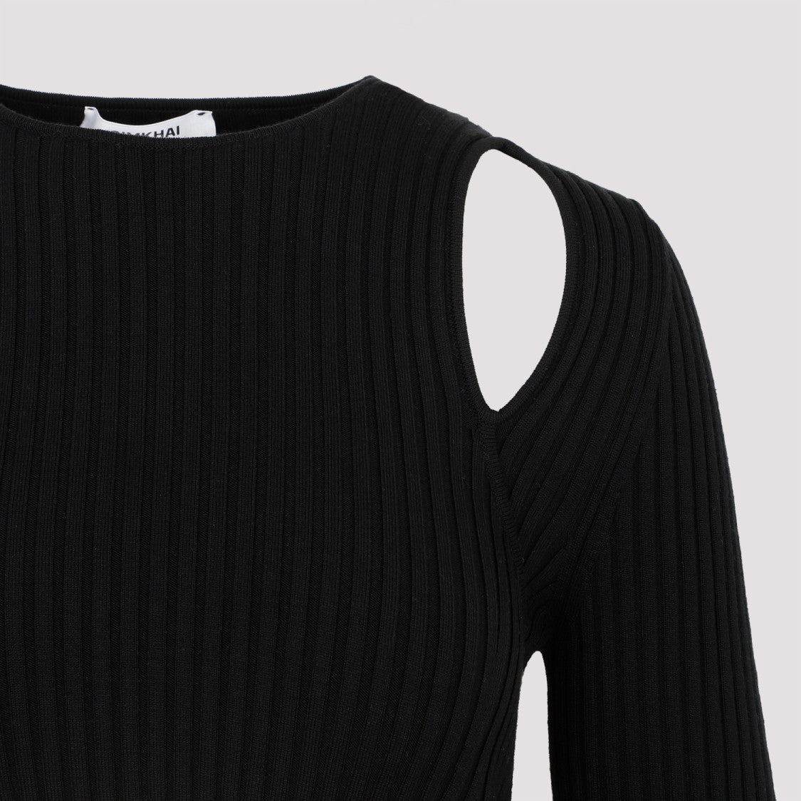 Jonathan Simkhai X Wolford Contoured Black Midi Dress