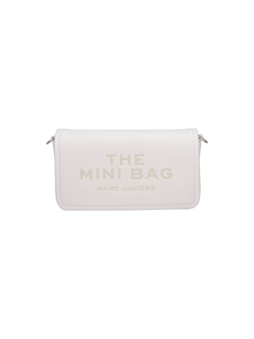Marc Jacobs White The Leather Textured Mini Bag
